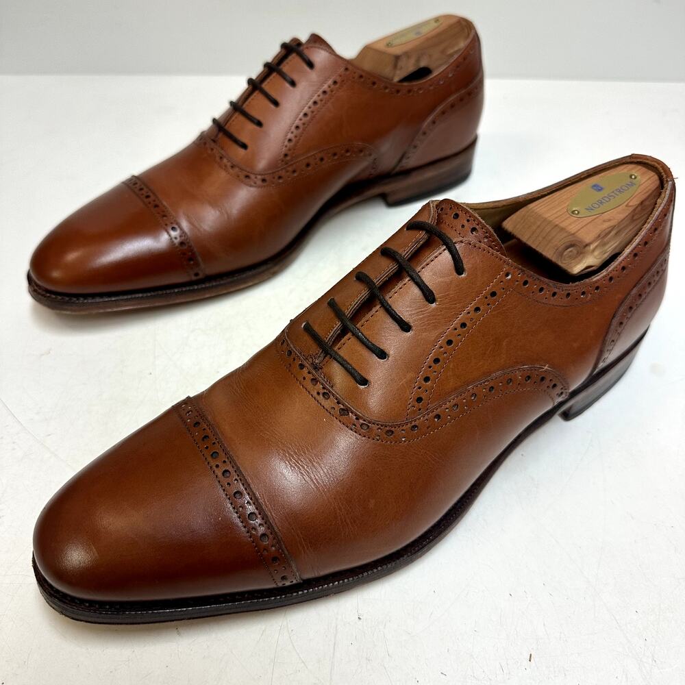 EXCELLENT Meermin Oxford Tan Antique Calf Goodyear welt 101513 UK 9.5 US 10.5 D - Picture 6 of 15